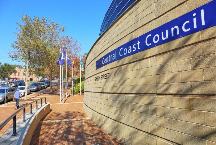 The front exterior of Council's Wyong Administration Building