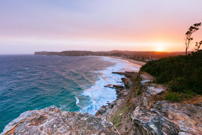 Photo of North Avoca Beach headlands