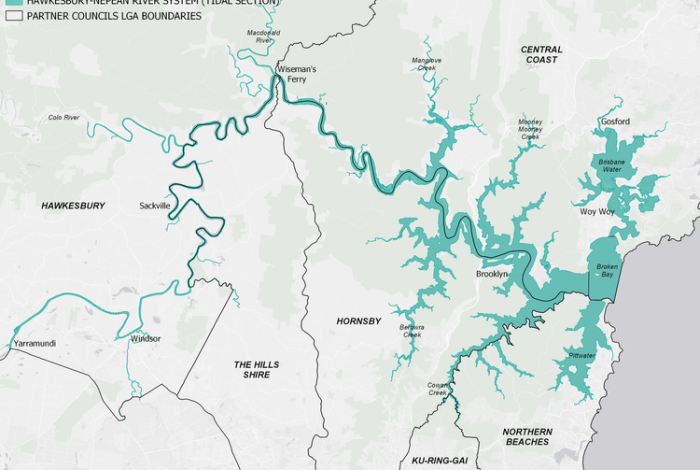 Hawksbury Nepean Map